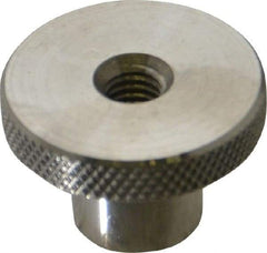 Gibraltar - 1-1/2" Head, Knurled Knob - Tapped Thru, Stainless Steel - USA Tool & Supply
