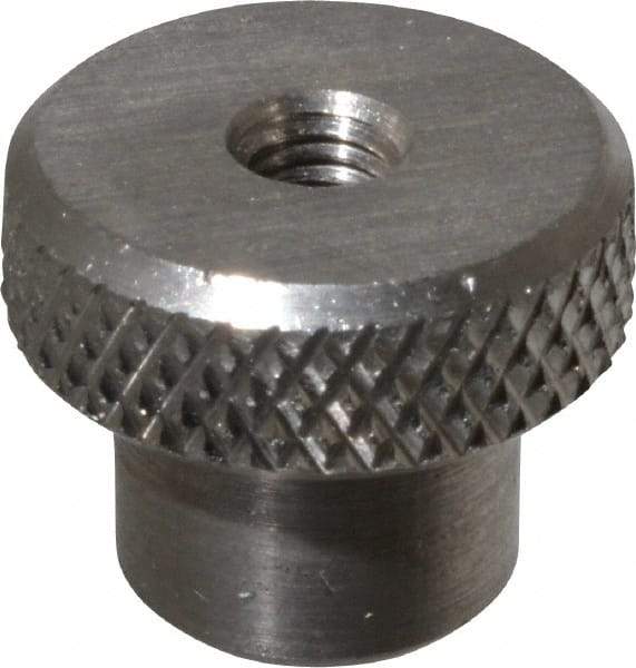 Gibraltar - 19mm Head, Knurled Knob - Tapped Thru, Stainless Steel - USA Tool & Supply