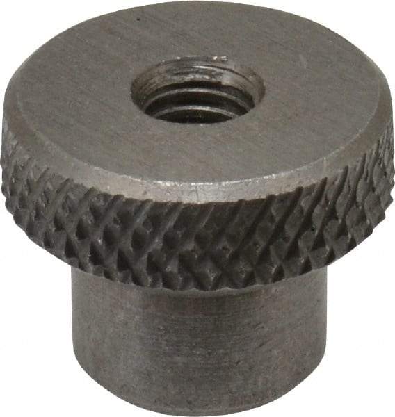 Gibraltar - 19mm Head, Knurled Knob - Tapped Thru, Stainless Steel - USA Tool & Supply