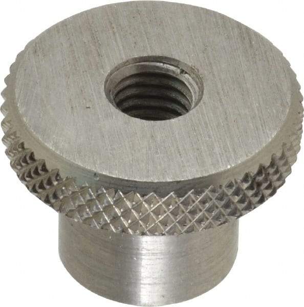 Gibraltar - 25.4mm Head, Knurled Knob - Tapped Thru, Stainless Steel - USA Tool & Supply