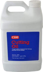 CRC - 1 Gal Bottle Cutting Fluid - Straight Oil, For Drilling, Reaming, Sawing, Shearing, Tapping, Threading, Turning - USA Tool & Supply