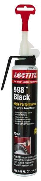 Loctite - 190mL Gasket Maker - 200°F Max, Black, Comes in Aerosol Can - USA Tool & Supply