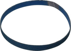 Norton - 3/8" Wide x 13" OAL, 60 Grit, Zirconia Alumina Abrasive Belt - Zirconia Alumina, Medium, Coated, X Weighted Cloth Backing, Series R823 - USA Tool & Supply