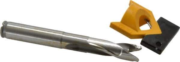 Kennametal - 12.5 to 12.99mm Diam, 3xD, 39.12mm Max Depth, 1/2" Shank Diam, 51.82mm Flute, 104.78mm OAL, Replaceable Tip Drill - KTIP05000HP Insert, O Seat Size, Series KenTIP - USA Tool & Supply