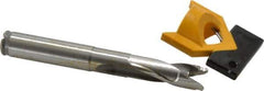 Kennametal - 12.5 to 12.99mm Diam, 3xD, 39.12mm Max Depth, 1/2" Shank Diam, 51.82mm Flute, 104.78mm OAL, Replaceable Tip Drill - KTIP05000HP Insert, O Seat Size, Series KenTIP - USA Tool & Supply