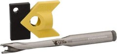 Kennametal - 7.94 to 8.49mm Diam, 5xD, 42.42mm Max Depth, 3/8" Shank Diam, 2.05" Flute, 98.43mm OAL, Replaceable Tip Drill - KTIP03125HP Insert, F Seat Size, Series KenTIP - USA Tool & Supply