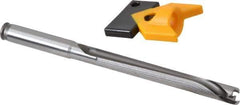 Kennametal - 9 to 9.49mm Diam, 8xD, 76mm Max Depth, 3/8" Shank Diam, 88.2mm Flute, 133.35mm OAL, Replaceable Tip Drill - KTIP03580HP Insert, H Seat Size, Series KenTIP - USA Tool & Supply