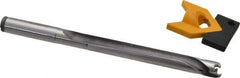 Kennametal - 11 to 11.49mm Diam, 8xD, 92mm Max Depth, 7/16" Shank Diam, 111.3mm Flute, 158.75mm OAL, Replaceable Tip Drill - KTIP04375HP Insert, L Seat Size, Series KenTIP - USA Tool & Supply