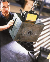 Mag-Mate - 1,200 Lb Load Capacity, Magnetic Lifter - 4-1/2" High x 10-1/2" Wide - USA Tool & Supply