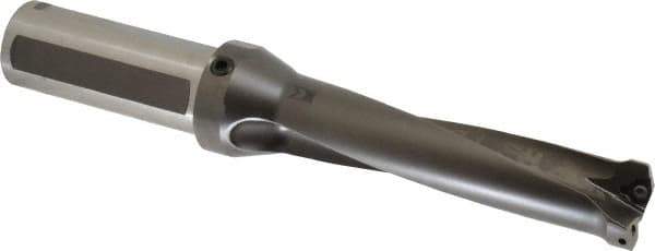 Kennametal - 139.7mm Max Drill Depth, 4xD, 1.3752" Diam, Indexable Insert Drill - 2 Inserts, 1-1/2" Shank Diam, Straight Shank - USA Tool & Supply