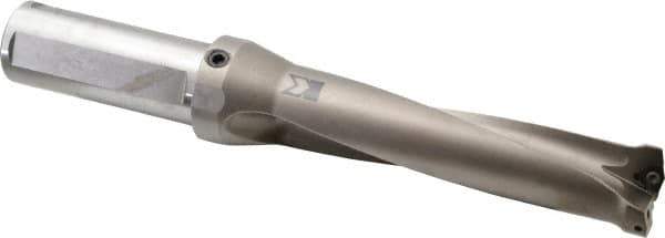 Kennametal - 152.4mm Max Drill Depth, 4xD, 38.1mm Diam, Indexable Insert Drill - 2 Inserts, 1-1/2" Shank Diam, Straight Shank - USA Tool & Supply