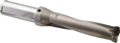 Kennametal - 152.4mm Max Drill Depth, 4xD, 38.1mm Diam, Indexable Insert Drill - 2 Inserts, 1-1/2" Shank Diam, Straight Shank - USA Tool & Supply