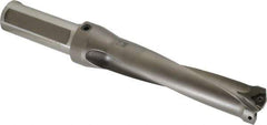 Kennametal - 5-1/4" Max Drill Depth, 4xD, 1.3126" Diam, Indexable Insert Drill - 2 Inserts, 1-1/4" Shank Diam, Straight Shank - USA Tool & Supply