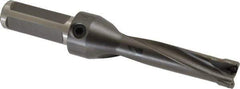 Kennametal - 2-3/4" Max Drill Depth, 4xD, 11/16" Diam, Indexable Insert Drill - 2 Inserts, 3/4" Shank Diam, Straight Shank - USA Tool & Supply