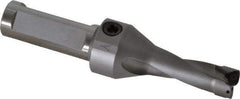 Kennametal - 1.6" Max Drill Depth, 2.5xD, 15.9mm Diam, Indexable Insert Drill - 2 Inserts, 3/4" Shank Diam, Straight Shank - USA Tool & Supply