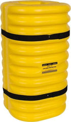 Eagle - 24" Wide x 24" Deep x 42" High, High Density Polyethylene Column Protector - Fits 8" Columns, Yellow - USA Tool & Supply