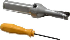 Kennametal - 1-7/8" Max Drill Depth, 2.5xD, 19.1mm Diam, Indexable Insert Drill - 2 Inserts, 1" Shank Diam, Straight Shank - USA Tool & Supply