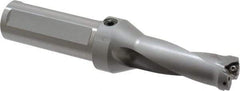 Kennametal - 2.65" Max Drill Depth, 2.5xD, 27mm Diam, Indexable Insert Drill - 2 Inserts, 1-1/4" Shank Diam, Straight Shank - USA Tool & Supply