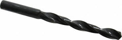 Interstate - 10.2mm 118° High Speed Steel Jobber Drill - Oxide Finish, Right Hand Cut, Spiral Flute, Straight Shank, 5-15/64" OAL, Standard Point - USA Tool & Supply