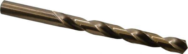 Interstate - 11.2mm 118° High Speed Steel Jobber Drill - Oxide Finish, Right Hand Cut, Spiral Flute, Straight Shank, 5-5/8" OAL, Standard Point - USA Tool & Supply