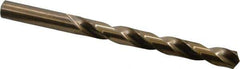 Interstate - 11.2mm 118° High Speed Steel Jobber Drill - Oxide Finish, Right Hand Cut, Spiral Flute, Straight Shank, 5-5/8" OAL, Standard Point - USA Tool & Supply