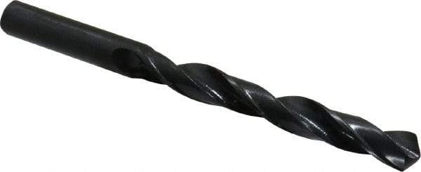 Interstate - 11.5mm 118° High Speed Steel Jobber Drill - Oxide Finish, Right Hand Cut, Spiral Flute, Straight Shank, 5-5/8" OAL, Standard Point - USA Tool & Supply