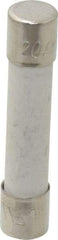 Ferraz Shawmut - 250 VAC, 20 Amp, Fast-Acting Miniature Ceramic Fuse - Clip Mount, 1-1/4" OAL, 1/4" Diam - USA Tool & Supply