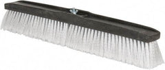 PRO-SOURCE - 24" General Purpose Polypropylene Push Broom - 3" Bristle Length, Plastic Block, Bolt-On Handle Connection, Handle Sold Separately - USA Tool & Supply