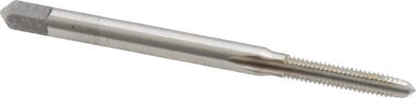 Kennametal - #4-48 UNF 2B 3 Flute Bright Finish High Speed Steel Straight Flute Standard Hand Tap - Plug, Right Hand Thread, 1.88" OAL, 0.563" Thread Length, H2 Limit, Oversize - USA Tool & Supply