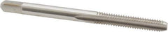 Kennametal - #8-32 UNC 3B 2 Flute Bright Finish High Speed Steel Straight Flute Standard Hand Tap - Bottoming, Right Hand Thread, 2.13" OAL, 3/4" Thread Length, H2 Limit, Oversize - Exact Industrial Supply