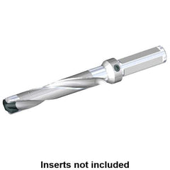 Kennametal - 13.49 to 13.5mm Diam, 5xD, 67.47mm Max Depth, 3/4" Shank Diam, 80.01mm Flute, 155.58mm OAL, Replaceable Tip Drill - KSEM1350 Insert, C Seat Size, Series KSEM - USA Tool & Supply