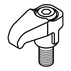 Kennametal - Series Kenloc, Clamp Assembly for Indexables - Neutral Cut - USA Tool & Supply