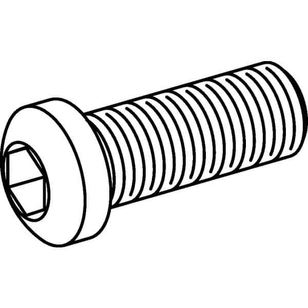 Kennametal - Torx Cap Screw for Indexables - For Use with Inserts - USA Tool & Supply