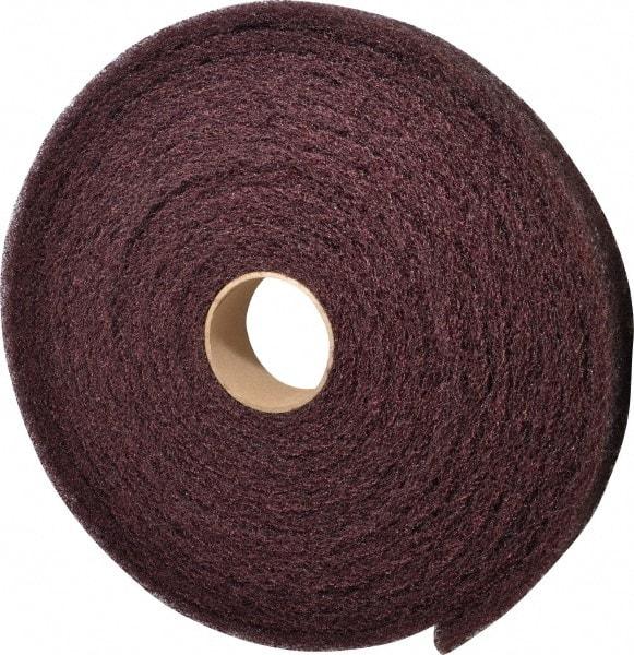 3M - 30' Long x 2" Wide Nonwoven Roll - Medium Grade, Purple, Aluminum Oxide - USA Tool & Supply