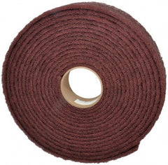 3M - 30' Long x 2" Wide Nonwoven Roll - Fine Grade, Purple, Aluminum Oxide - USA Tool & Supply