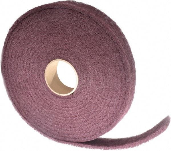 3M - 30' Long x 2" Wide Nonwoven Roll - Very Fine Grade, Purple, Aluminum Oxide - USA Tool & Supply