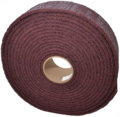 3M - 30' Long x 3" Wide Nonwoven Roll - Fine Grade, Purple, Aluminum Oxide - USA Tool & Supply