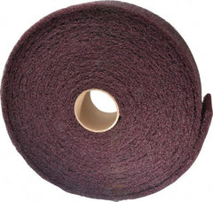 3M - 30' Long x 4" Wide Nonwoven Roll - Medium Grade, Purple, Aluminum Oxide - USA Tool & Supply