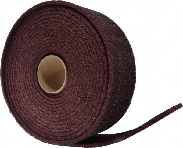 3M - 30' Long x 4" Wide Nonwoven Roll - Fine Grade, Purple, Aluminum Oxide - USA Tool & Supply