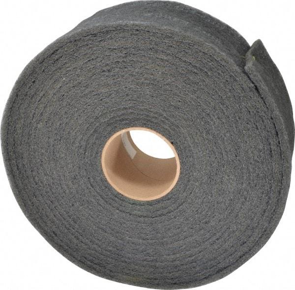 3M - 30' Long x 4" Wide Nonwoven Roll - Very Fine Grade, Gray, Silicon Carbide - USA Tool & Supply