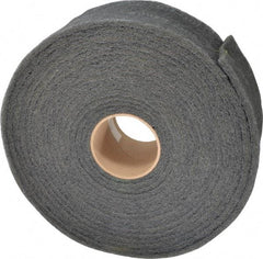 3M - 30' Long x 4" Wide Nonwoven Roll - Very Fine Grade, Gray, Silicon Carbide - USA Tool & Supply