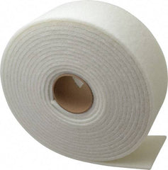 3M - 30' Long x 4" Wide Nonwoven Roll - Very Fine Grade, White, Talc - USA Tool & Supply