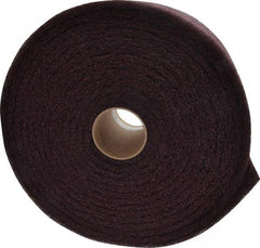 3M - 30' Long x 6" Wide Nonwoven Roll - Medium Grade, Purple, Aluminum Oxide - USA Tool & Supply
