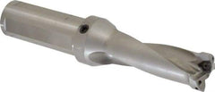 Kennametal - 3.45" Max Drill Depth, 2.5xD, 34.9mm Diam, Indexable Insert Drill - 2 Inserts, 1-1/2" Shank Diam, Straight Shank - USA Tool & Supply