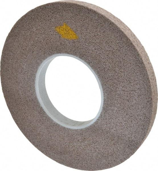 3M - 12" Diam, 1" Face Width, 5" Center Hole, Fine Grade, Aluminum Oxide Deburring Wheel - Convolute, Medium Density 5 Grade, 3,000 RPM - USA Tool & Supply