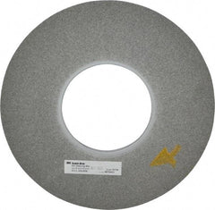 3M - 12" Diam, 1/2" Face Width, 5" Center Hole, Fine Grade, Silicon Carbide Deburring Wheel - Convolute, Hard Density 8 Grade, 3,000 RPM - USA Tool & Supply