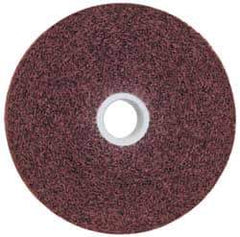 3M - 6" Diam, 1" Face Width, 1" Center Hole, Medium Grade, Aluminum Oxide Deburring Wheel - Convolute, Soft Density 4 Grade, 6,000 RPM - USA Tool & Supply