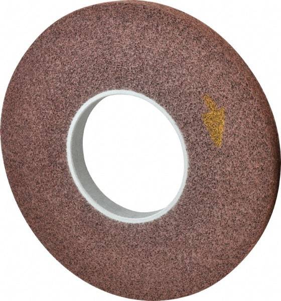 3M - 12" Diam, 1" Face Width, 5" Center Hole, Medium Grade, Aluminum Oxide Deburring Wheel - Convolute, Medium Density 5 Grade, 3,000 RPM - USA Tool & Supply