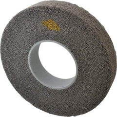 3M - 12" Diam, 2" Face Width, 5" Center Hole, Fine Grade, Silicon Carbide Deburring Wheel - Convolute, Soft Density 2 Grade, 3,000 RPM - USA Tool & Supply