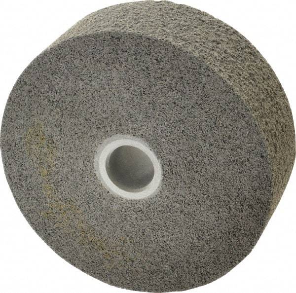 3M - 6" Diam, 2" Face Width, 1" Center Hole, Fine Grade, Silicon Carbide Deburring Wheel - Convolute, Hard Density 8 Grade, 6,000 RPM - USA Tool & Supply